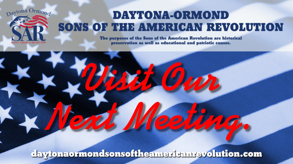 American Revolution War Club Membership Volusia County