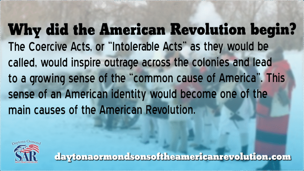 American Revolution War Begins Due A New American Identity